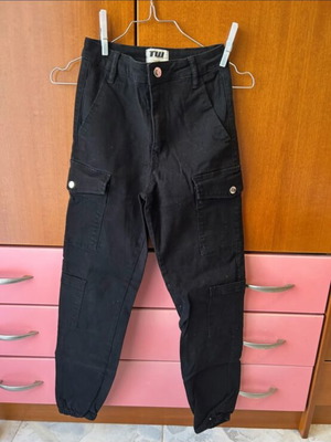 Cargo pants Tally Weijl like new, size 32, black