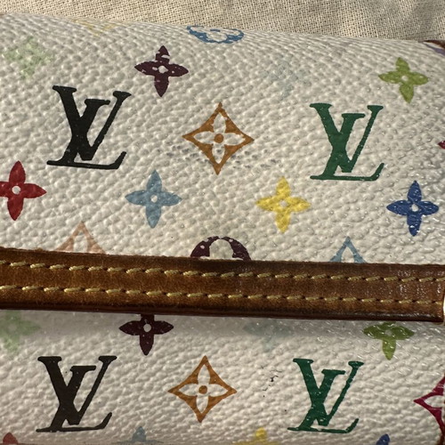 Louis Vuitton Limited Edition Murakami Multicolor Mini Wallet like new