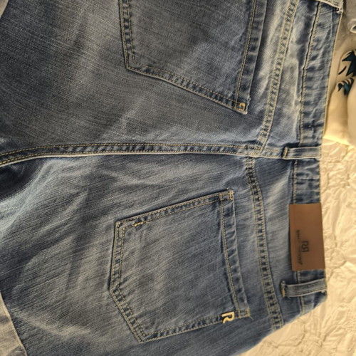 Denim shorts used, size S with gold buttons