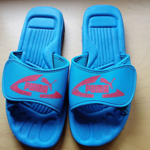 Puma flip-flops size 42 used, blue