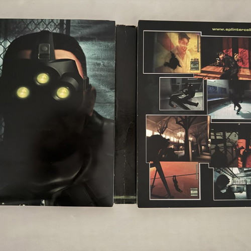 Splinter Cell PC Big Box signed by Sam Fischer like new