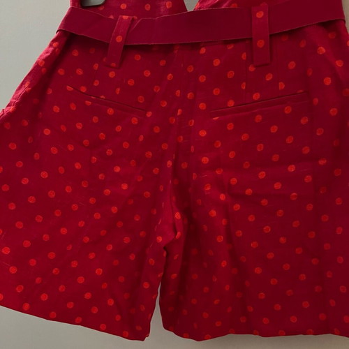 Sonia Rykiel polka dot shorts like new, size L, red pink