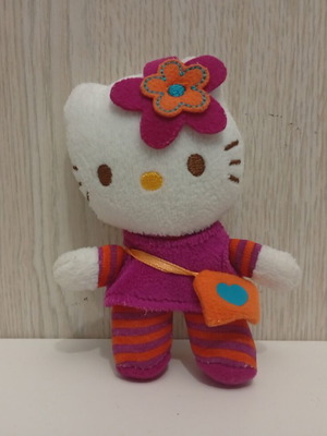 Hello Kitty Cat plush doll used, authentic Sanrio