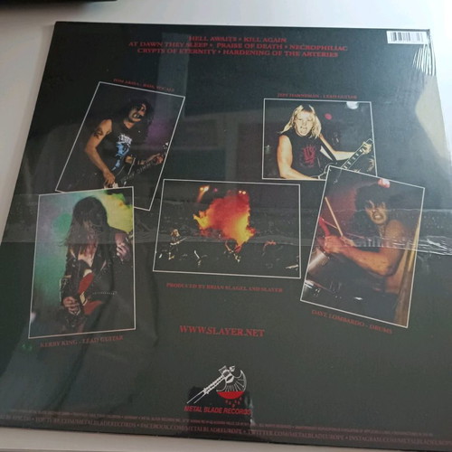 Lp δίσκος βινυλίου Slayer Hell Awaits σφραγισμένο