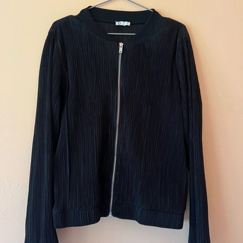 Spring satin soleil jacket black, size L, like new, Cube