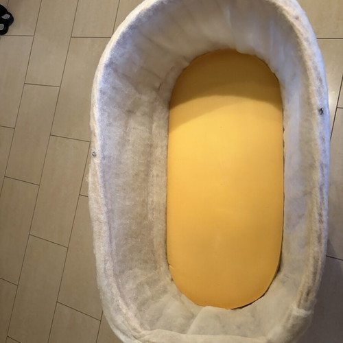 Baby Bassinet with Metal Base and Wheels like new