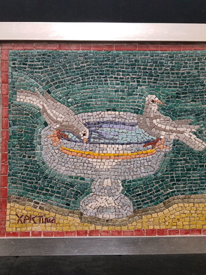 Theia Eucharistia mosaic new by Christina Kourenti