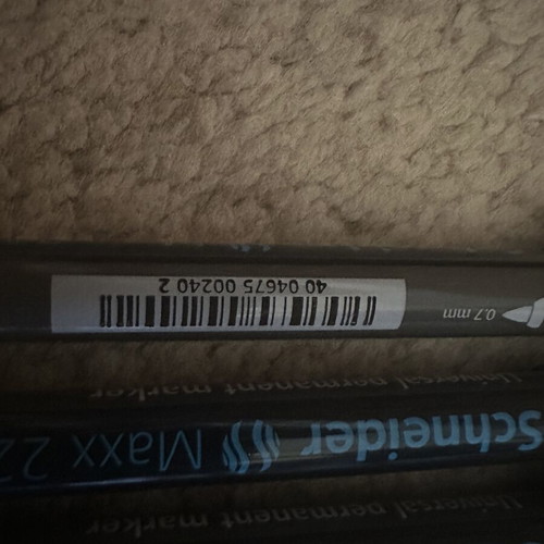 Schneider Maxx 220S and 222F markers set of 10 new