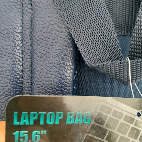 Τσάντα για laptop 15,6 καινούργια, πολυεστερική, μπλε