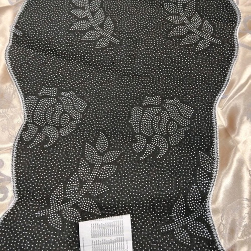 Rug new artificial cashmere with rose bouquet 40x60 cm