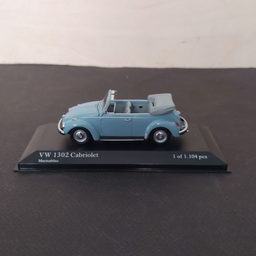 Minichamps VW 1302 Cabriolet 1:43 scale collectible model new