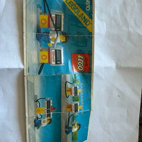 6610 Lego Town Shops and Services Gas Pumps vintage set