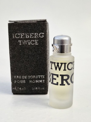 Iceberg Twice Pour Homme mini perfume new, 4.5ml