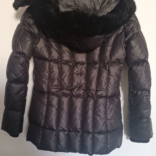 Toy G. jacket used, black, size S, down filled with natural fur hood