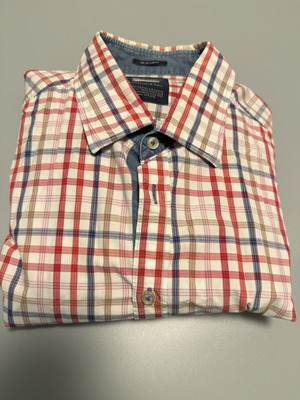 Manetti men's long-sleeve shirt, size S, slim fit style