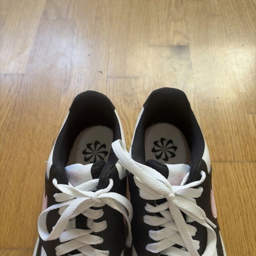 Nike Court Vision Low sneakers size 39 like new, black white pink