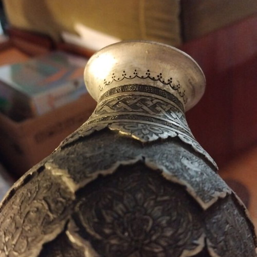 Persian metal vessel used collectible