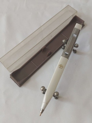 Pen from the Soviet Union used, with case