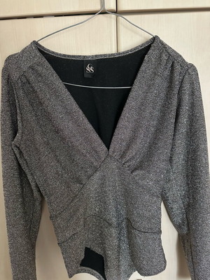 SunsetGo! silver bodysuit like new