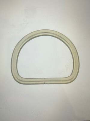 50 Μεταλλικοί D-Ring Κρίκοι 30mm – Ασημί, Πάχος 4mm – Ιδανικοί για Λουριά, Τσάντες & Κατασκευές
