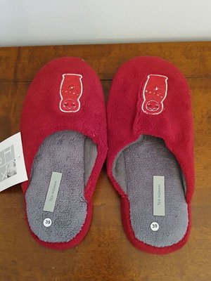 Tex women's winter slippers red size 39 new