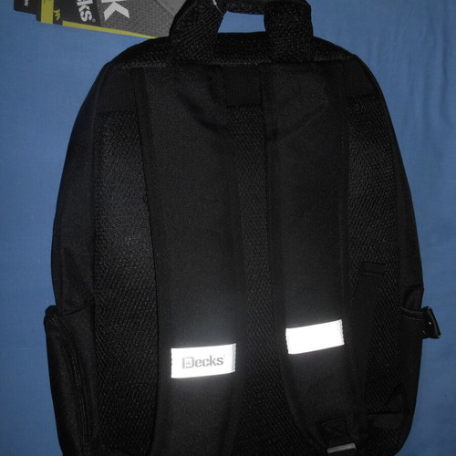 Decks Strretvibes school backpack new, black with skull design