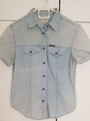 Calvin Klein denim shirt women's like new, blue, size M