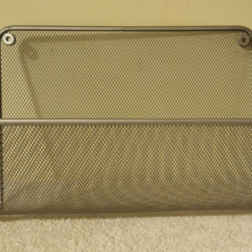 Metal wall holders set of 2, gray, like new, 32x26cm