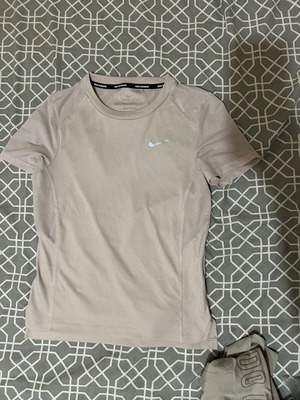 Nike running T-shirt, pink, size M