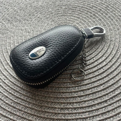 Leather Key Case for Maserati New with Metal Accents
