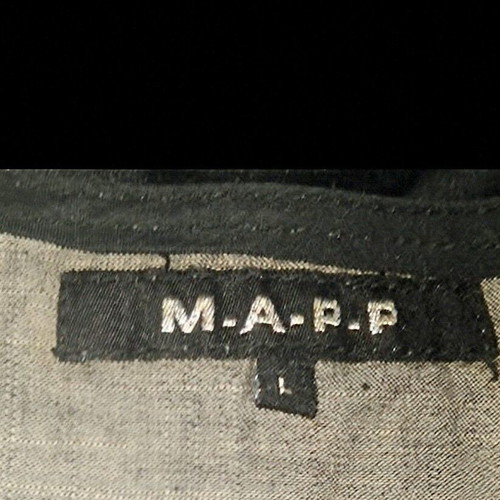 MAPP branded denim vest like new