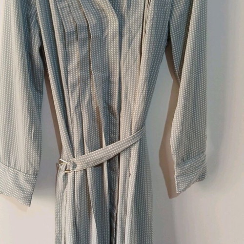 H&M dress new with tags, white and turquoise, size M