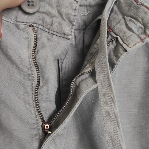 Hartford linen cotton shorts new, ice gray, size 44IT