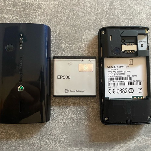 Sony Xperia mini used, black, Android
