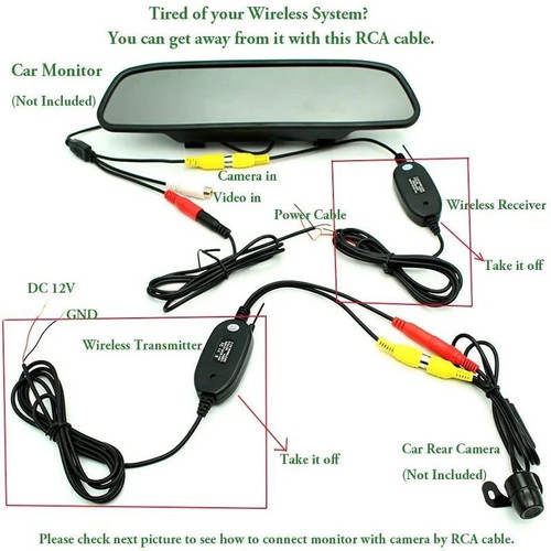 Car camera cable new