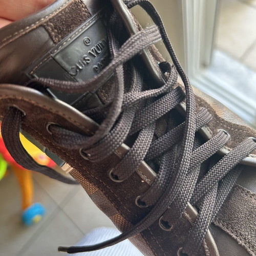Louis Vuitton casual shoes used, size 45, brown