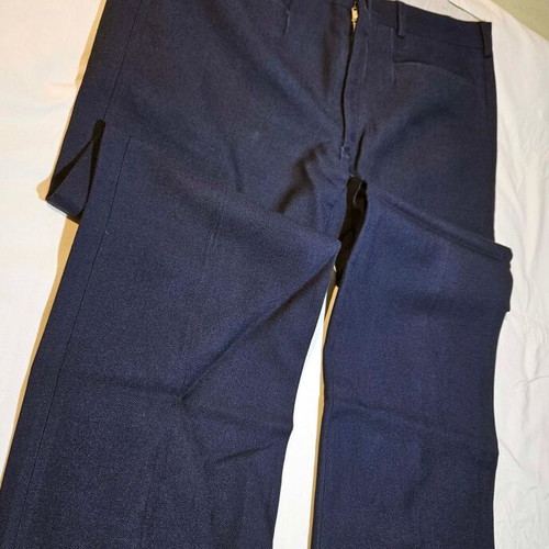 Men's blue suit pants, size L