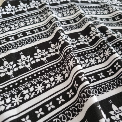 H&M mini dress with black and white pattern