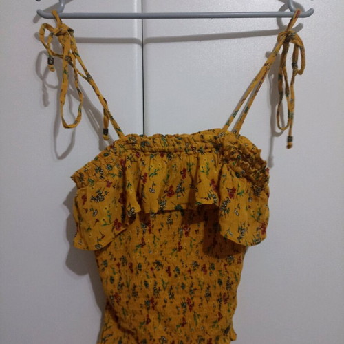Superdry women's top orange floral new