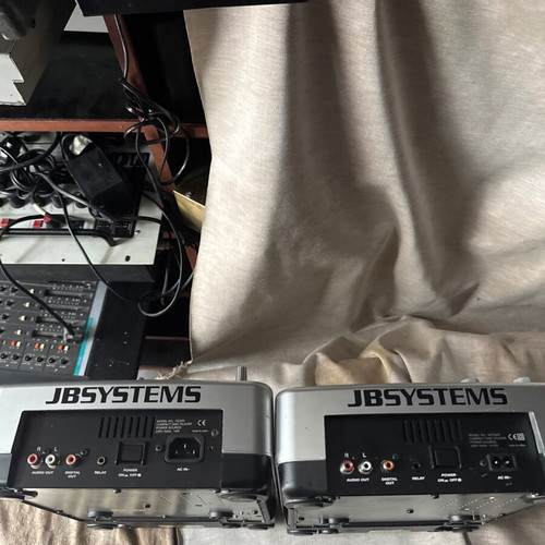 JB Systems MCD 260 Professional DJ CD Players used, pair