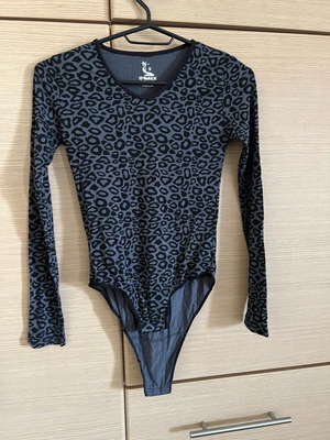 Walk long-sleeve bodysuit like new, size S, grey print