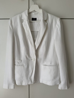 Linen jacket Marks & Spencer like new, white, size S