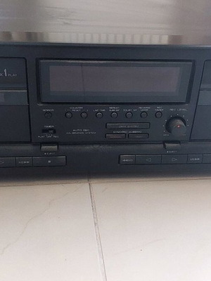 Aiwa AD-WX828 Double Compact Cassette Deck like new, needs head mechanism service