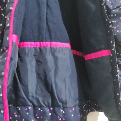 H&M girls' jacket 9-10 years 140 cm like new, blue and pink