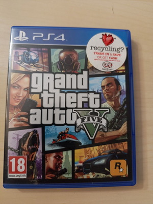 Grand Theft Auto V PS4 game like new by Rockstar Games