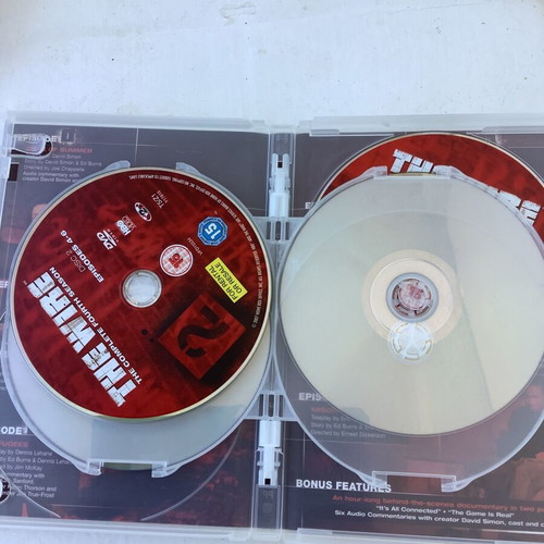 The Wire DVD series seasons 4 and 5 like new, subtitled