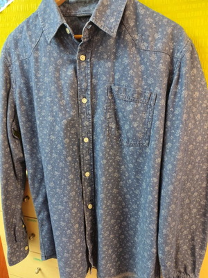 Livergy denim shirt blue like new, size L
