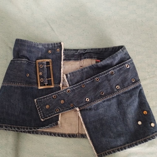Diesel mini skirt, like new, size 28, blue