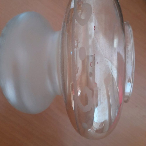 Vintage glass lamp shade like new with double shape