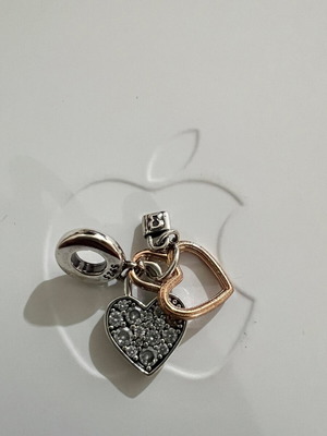 Ασημένιο 925 charm "Για πάντα μαζί" νέο, χρυσό και ασημένιο